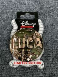 59796 - Luca - 3D Gold Die Cast Luca Logo - Disney Studio Store Hollywood / Soda Fountain alternate image
