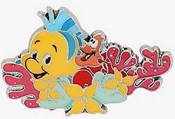 41547 - BoxLunch - Floral Princess Sidekicks Mystery Collection - Flounder - Loungefly alternate image