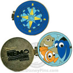 'Mickey's Pin Odyssey 2008 - Finding Nemo Submarine voyage - Compass - DLR'