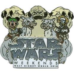 59861 - Star Wars Weekends 2010 - DVC Exclusive - Mickey & Donald Riding Tauntauns - Walt Disney World alternate image