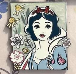 Epcot International Flower &amp; Garden Festival 2023 - Characters with Florals Pin Set - Snow White ONLY - WDW