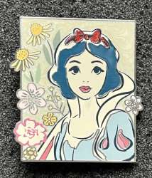 Epcot International Flower &amp; Garden Festival 2023 - Characters with Florals Pin Set - Snow White ONLY - WDW