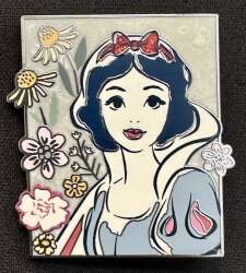 Characters with Florals Pin Set - Snow White ONLY