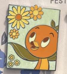 59876 - Epcot International Flower & Garden Festival 2023 - Characters with Florals Pin Set - Orange Bird ONLY - Walt Disney World alternate image
