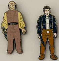 'Numskull Designs - Star Wars - Han Solo and Lobot - DLIC'