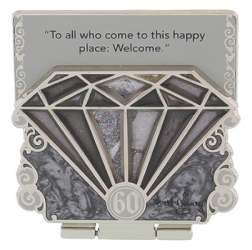 60053 - Disneyland 60th Celebration Diamond Countdown - Walt Disney - Anniversary - Silver - Quote - Disneyland Resort alternate image