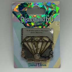 60053 - Disneyland 60th Celebration Diamond Countdown - Walt Disney - Anniversary - Silver - Quote - Disneyland Resort alternate image