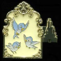 Three Blue Birds