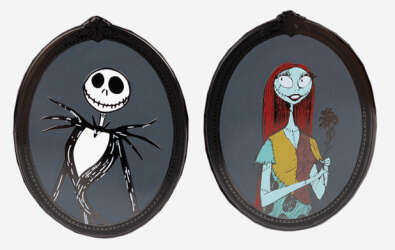 60093 - Harveys California - Jack Skellington and Sally Portrait Style - Disney Licensed alternate image