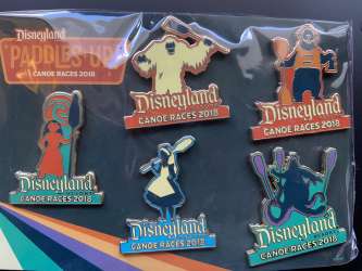 2018 Canoe Races Cast Member - 5 pin set - DLR