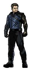 44075 - FiGPiN - The Falcon and the Winter Soldier - Falcon And The Winter Soldier - Winter Soldier #715 - FiGPiN alternate image
