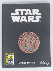 60251 - Star Wars 40th Anniversary - Star Wars 40th Anniversary Collectible Bronze Pin (SDCC 17) - Disney Licensed alternate image