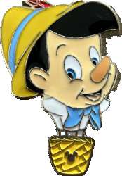 'Pin Trading Carnival 2019 - Balloons Mystery Pin Collection - Pinocchio Hot Air Balloon - HKDL'