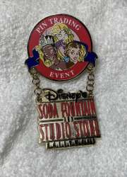 Princess Pin Trading Event - Tiana, Rapunzel and Belle - DSSH
