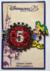 Disneyland Paris 25th Anniversary - Countdown Series - Year 5 - Jester Mickey - DLP
