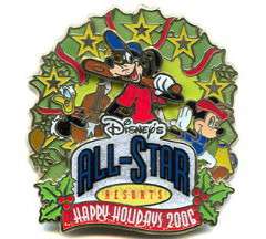 Click to view the All-Stars Resorts - Donald, Goofy, and Mickey Wreath details