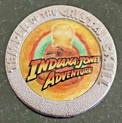 Indiana Jones Adventure: Temple of the Crystal Skull Logo Coin