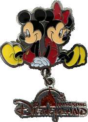 'HKDL Logo Dangle - Mickey and Minnie - HKDL'