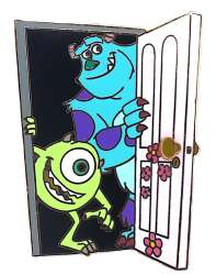 'Monster&#039;s Inc - Mike and Sulley at Boo&#039;s Door - MLT'