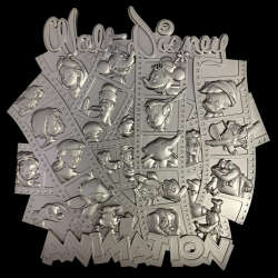 'Walt Disney&#039;s Animation Celebration Pin Event (2018) - Walt Disney Animation 3D Sculpted Jumbo Pin - WDW'