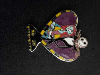 33109 - The Nightmare Before Christmas - Jack Skellington and Sally inside a heart alternate image