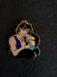 Aladdin and Jasmine Hugging