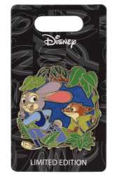 'Disney Pins Blog (DPB) Exclusives - Zootopia - Judy Hopps &amp; Nick Wilde Running - DLIC'