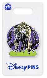 60764 - Villain Pin-on-Pin Portrait Collection - Maleficent on Throne alternate image