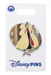 Villain Pin-on-Pin Portrait Collection - Cruella De Vil - MLT