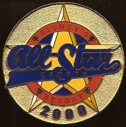 42156 - 2000 Dated Year - WDW Resort Hotels Collection - All-Star Sports Resort Logo 2000 - Walt Disney World alternate image