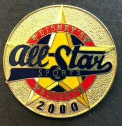 42156 - 2000 Dated Year - WDW Resort Hotels Collection - All-Star Sports Resort Logo 2000 - Walt Disney World alternate image