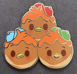 Huey, Dewey, and Louie Pastry Puff Trio and Caramel Drizzle