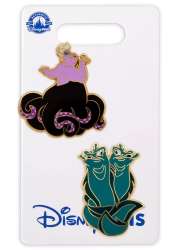 The Little Mermaid - Ursula, Flotsam &amp; Jetsom Pin Set - MLT