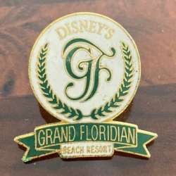 'Disney's Grand Floridian Resort &amp; Spa - Beach Resort Crest (White and Green) - WDW'