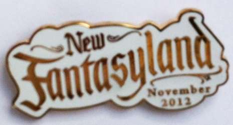 White New Fantasyland Dated Logo