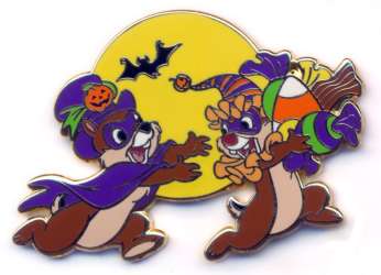 Chip chasing Dale with Candy