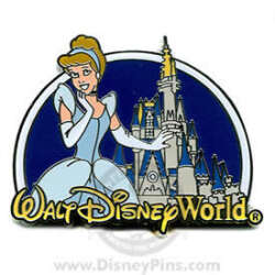 Cinderella Standing Next to the Castle