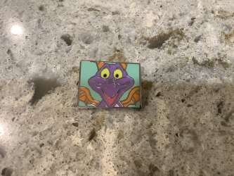 Figment Close-Up Mystery Collection - Figment with Wings (Green Background) - WDW