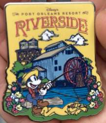 60994 - Disney's Port Orleans Resort - Mickey Fishing Next to Riverside Mill - Walt Disney World alternate image