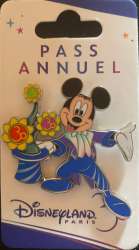 Disneyland Paris 30th Anniversary - Mickey Mouse with 30th Flowers in Top Hat - DLP