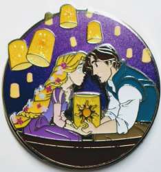 42769 - BoxLunch - Disney - Uncas International - Tangled - Rapunzel and Flynn in Boat with Lanterns - Disney Licensed alternate image