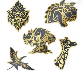 61104 - Animal Kingdom 25th Anniversary - D23 Celebrates 25 Years of Animal Kingdom Pin Set — Full Set - Disney Fan Club alternate image