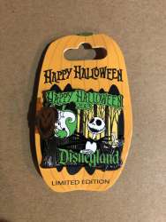 61157 - Halloween 2013 - Happy Halloween - Jack Skellington and Door Hinged Pin - Disneyland Resort alternate image