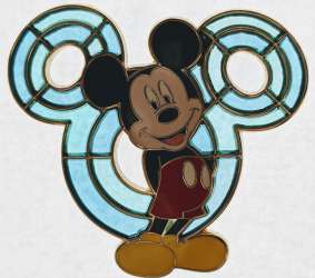 Characters with Icon Series - Mickey in front of Blue Mouse Head - DSUS