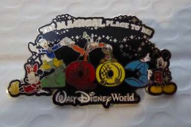 '2003 Dated Year Pins - 2003 The Magical Place To Be Fab Five - WDW'