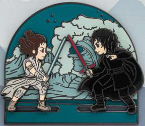 Loungefly - Collector Box - Star Wars: The Rise of Skywalker - Rey and Kylo Ren Battling - LFLY