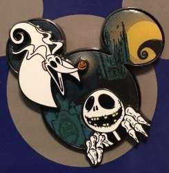 61237 - Disney Dreams Collection - Jack Skellington & Zero with Disney World Haunted Mansion - Disneyland Resort alternate image