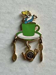 Alice in teacup with charms Grand Floridian logo
