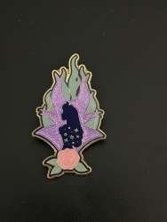 61396 - BoxLunch - Silhouette with Glitter - Sleeping Beauty and Maleficent Silhouette with Glitter - Loungefly alternate image