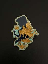 61397 - BoxLunch - Silhouette with Glitter - Jasmine and Jafar Silhouette with Glitter - Loungefly alternate image